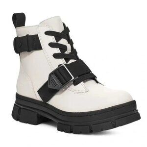 NEW UGG Ashton Lace Up Boots Womens 8.5 Grunge Waterproof Lug Y2K Combat